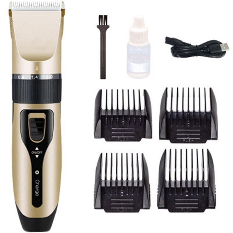 Huisdier Elektrische Tondeuse Oplaadbare Low-Noise Usb Kappers Set Hond Scheren Elektrische Kat Hond Haar Trimmer Grooming Cutter: D