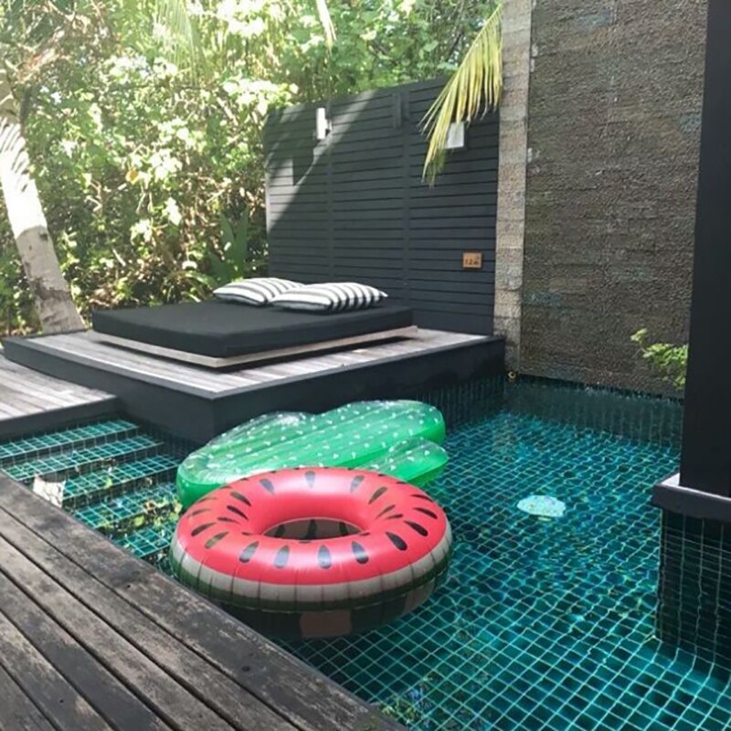 120CM Wassermelone Aufblasbare Schwimmen Schwimm Reihe Pool Für Kinder Erwachsene Obst Float spielzeug Aufblasbare Donut Pool Wasser Spielzeug