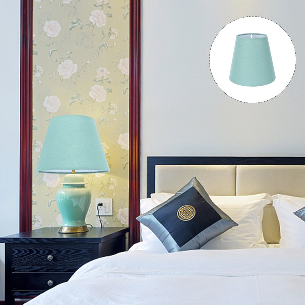 1pc Cloth Lampshade Beautiful Table Lamp Shade Cloth Lamp Shade for Bedroom Restaurant Living room Hotel