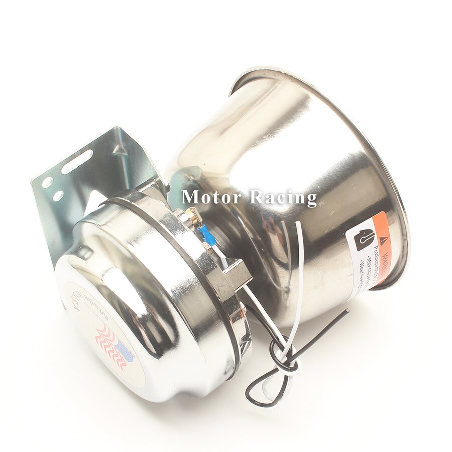 Haut-parleur universel en acier inoxydable 300W, 1 pièce, corne Super forte, sirène de Police, 11 OHM 12V, pour voiture, bateau, Train et camion, alarme