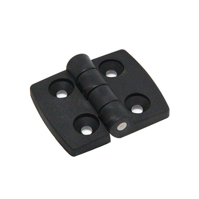 10PCS Black Plastic Door Bearing Butt Hinges Cabinet Drawer Jewellery Box Hinge L69A