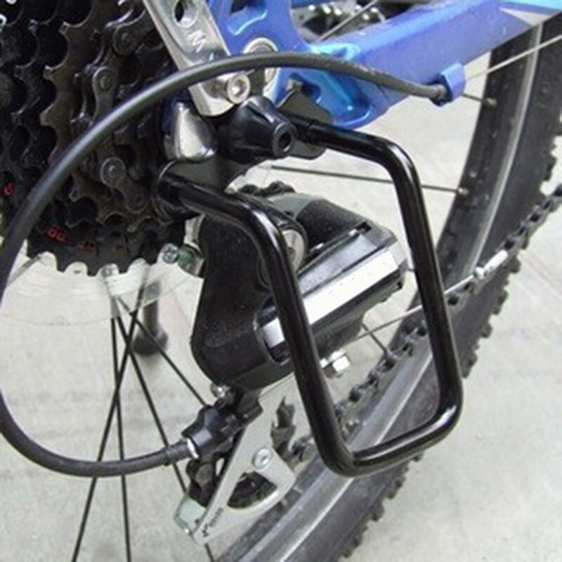 1 stk justerbart stål cykel mountainbike bageste gearskifter kædeholder