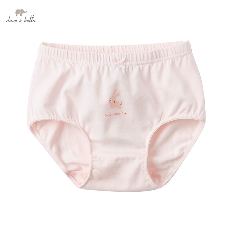 DBM16367 dave bella neonate moda 2 pezzi un set mutandine da ragazza in cotone con stampa simpatico cartone animato