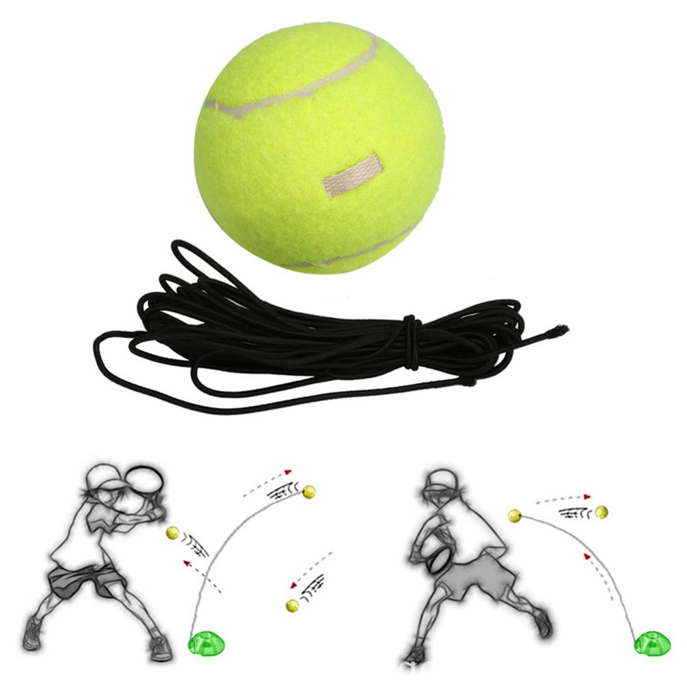Rebound Zware Tennis Training Tool Oefening Enkele Tennis Trainer Base + Rubberen Band Bal Pak