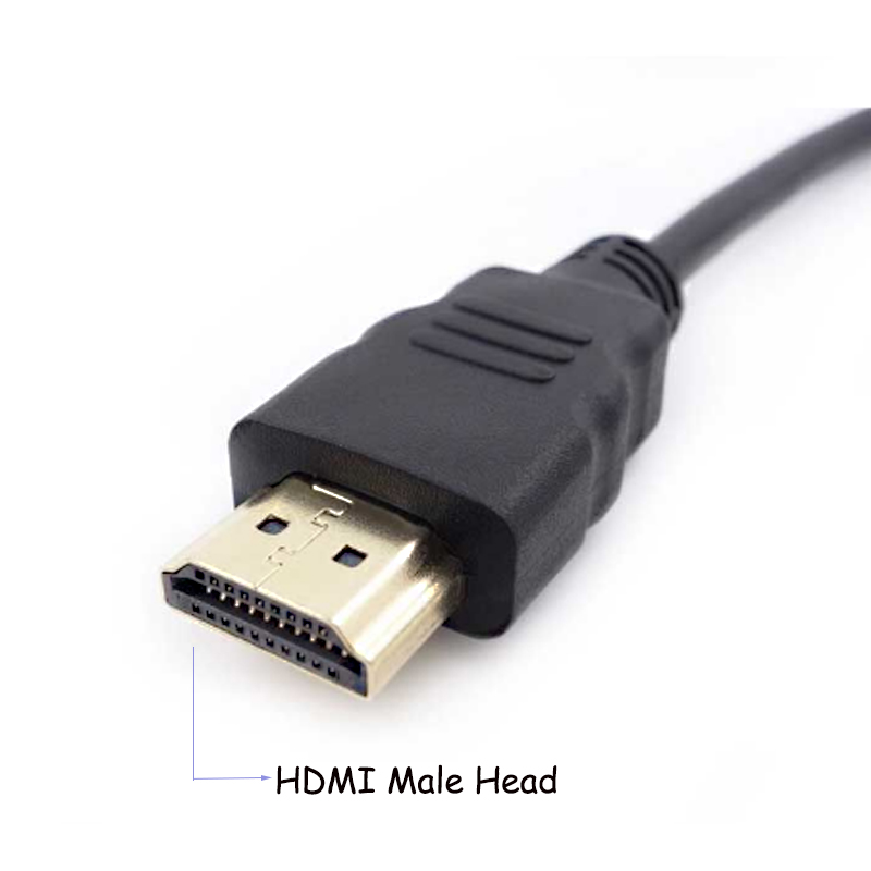 1Pcs HDMI Male And Female Extension Cable 1.4 Version High-definition Video Adapter Extension Prolongate Connector 0.5m/1m/2m/3m