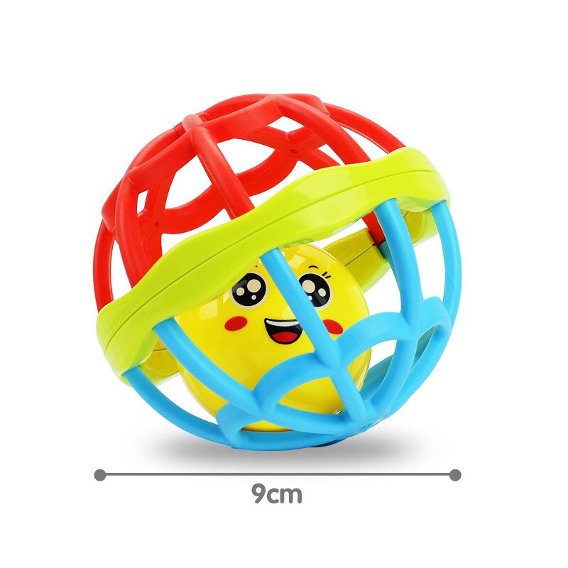 Baby Teether Toy Hole Ball Grinding Teeth Massage Hand Catching Ball Baby Learning Crawling Companion Sleep Comforting Toy