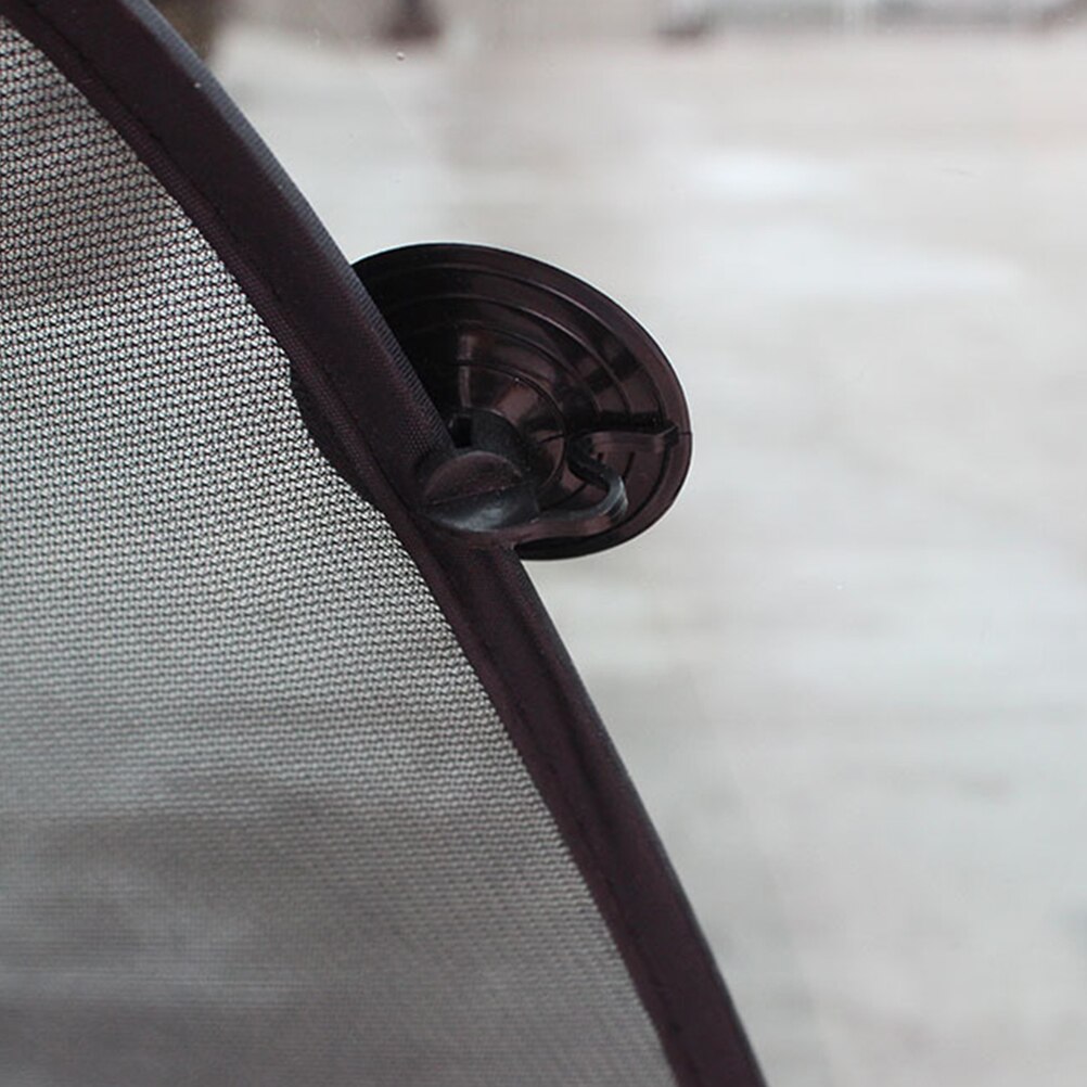 1 Set 4pcs Universal Window Hoods Car Windows Uv Protection Window Shade (Black)