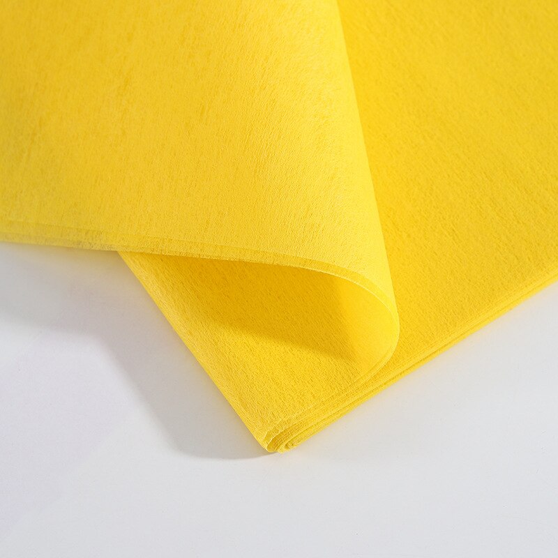 Tissue Paper DIY Handmade Flower Bouquet Wrapping Paper Translucent Clothing Packing Packaging Craft Paper Florist Supplies: yellow