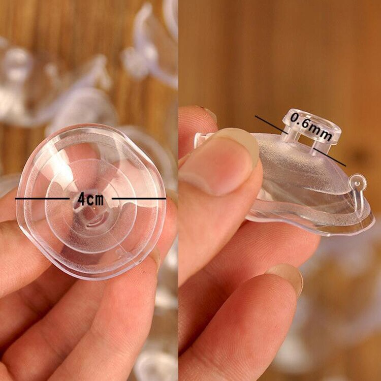 1/5/10/20Pcs 4cm Diameter Suction Cup Powerful Suction Cup Perforated Transparent Plastic Suction Cups