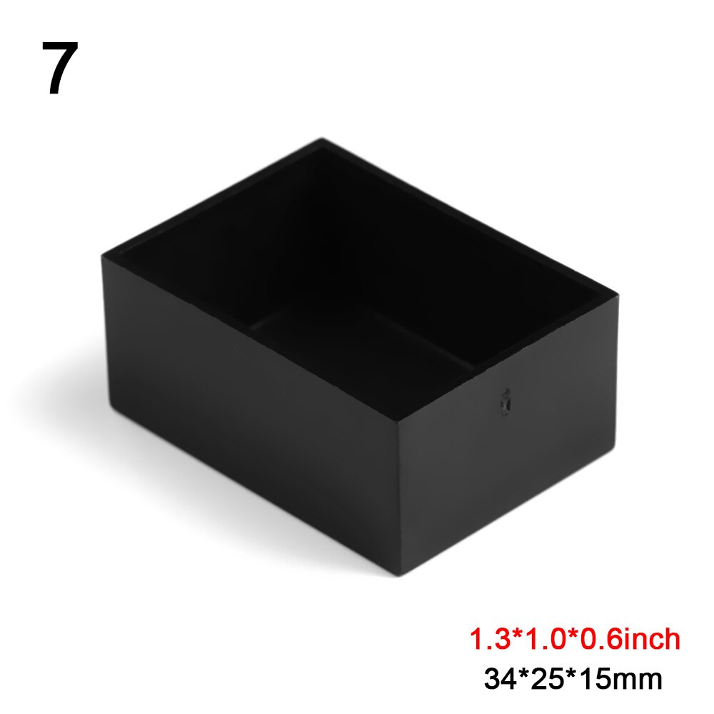 14 sizes Black ABS Plastic Electronic Project Box Instrument Case DIY Waterproof Cover Project Enclosure Boxes: 34x25x15mm