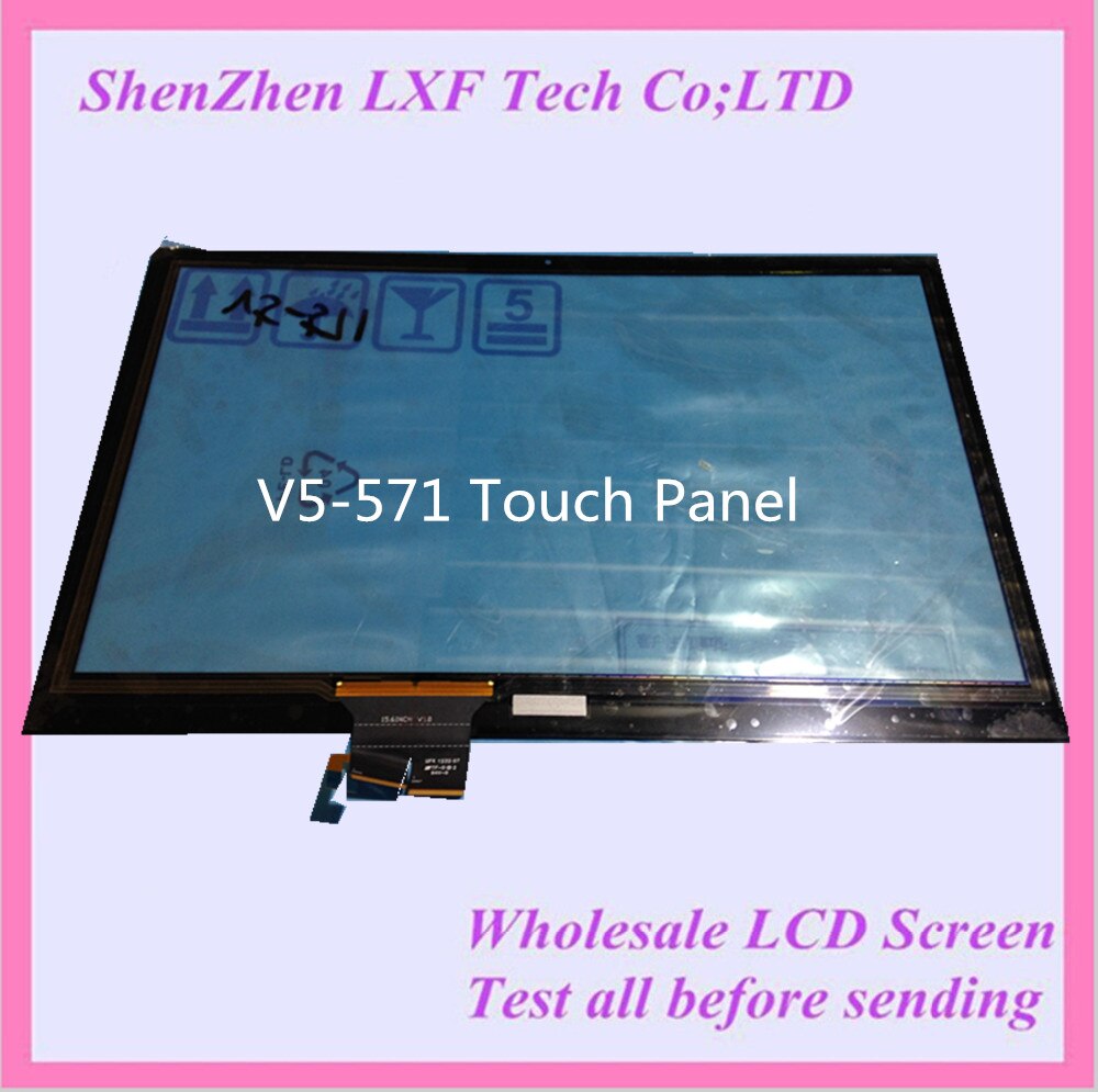 15.6 "Voor Acer Aspire V5-531 V5-531G V5-531P V5-531PG V5-571 V5-571G V5-571P Touch Screen Digitizer Glas Deel