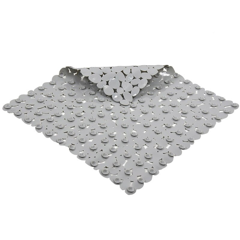 Moderne Stijl Pvc Geplaveide Vierkante Pebble Badkamer Antislip Mat Steen Badkamer Mat Badkamer Douche Badmat Drainage gat: shihui