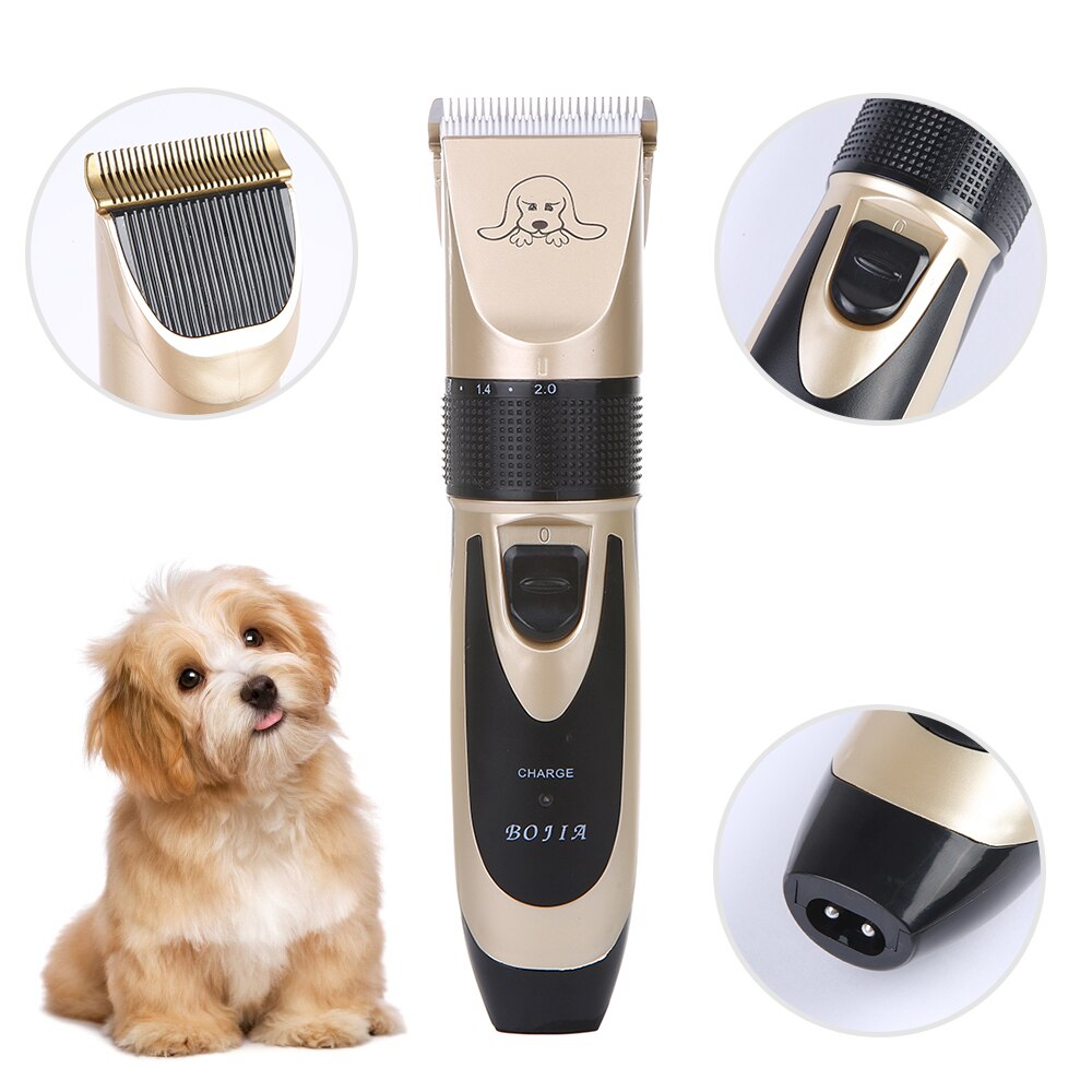 Dog Clippers Low Noise Pet Shaver Rechargeable Dog Trimmer Cordless Pet Grooming Tool Cat Animal Hair Cutter Trimmer Haircut