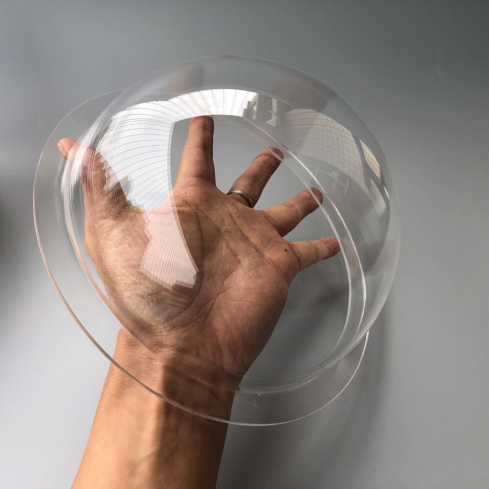 208x94mm Clear Acrylic High Speed Dome PTZ Camera Shield Housing/ Anti-dust Protection Case for CCTV Camera