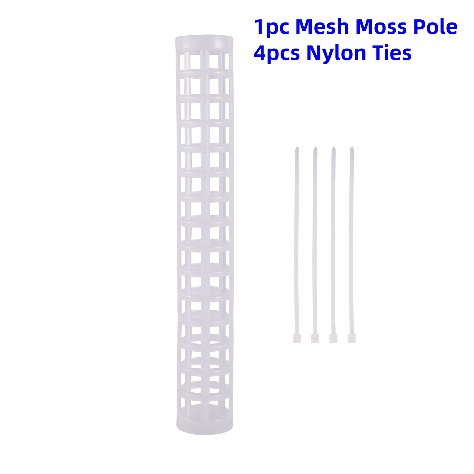 1PC Plant Climbing Trellis Stackable Mesh Moss Pole Monstera Plastic Net Stereotyped Coconut Palm Green Dill Column: Red