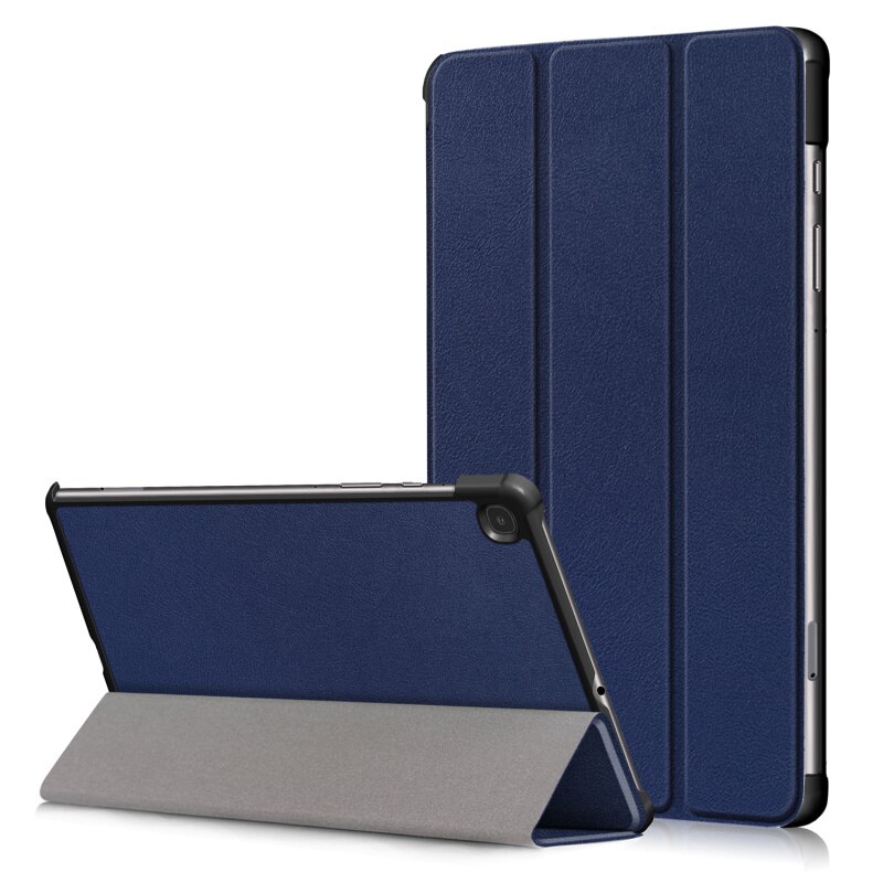 For Samsung Galaxy Tab S6 Lite Case 10.4 Inch Samsung Tab S6 Lite SM P610 P615 Pu Leather Protective Case Cover: Tab S6Lite-dark blue