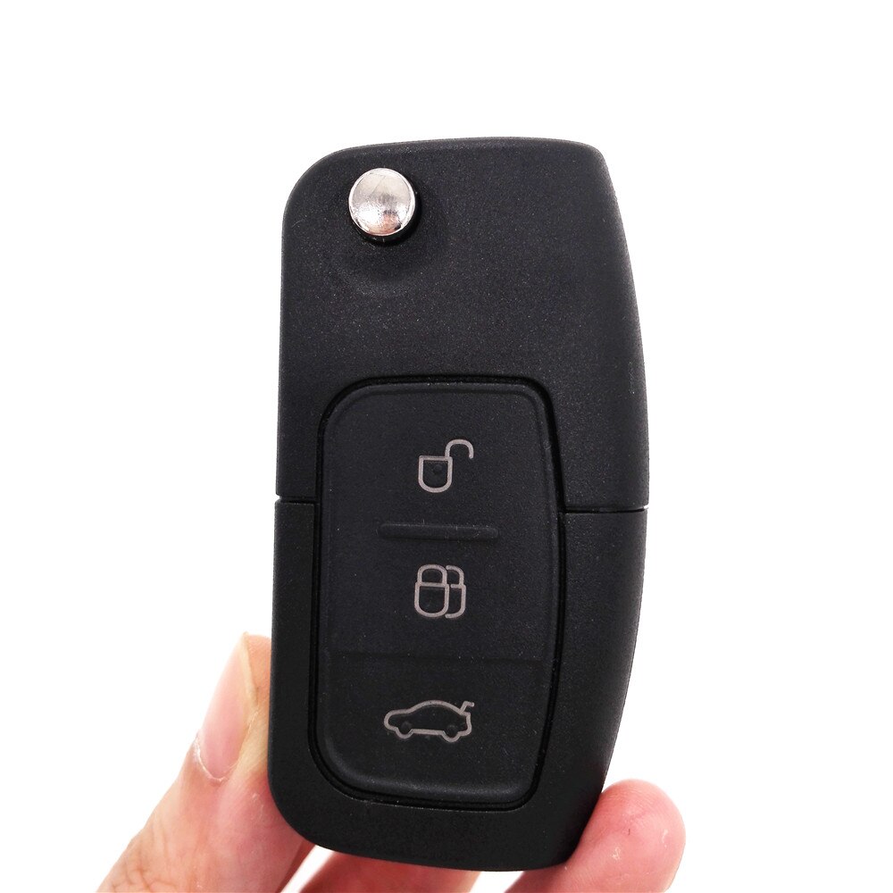 Big 3 Button Remote Key + remote + transponder 4D63 4D60 Chip FOR FORD Focus Mondeo TRANSIT car key