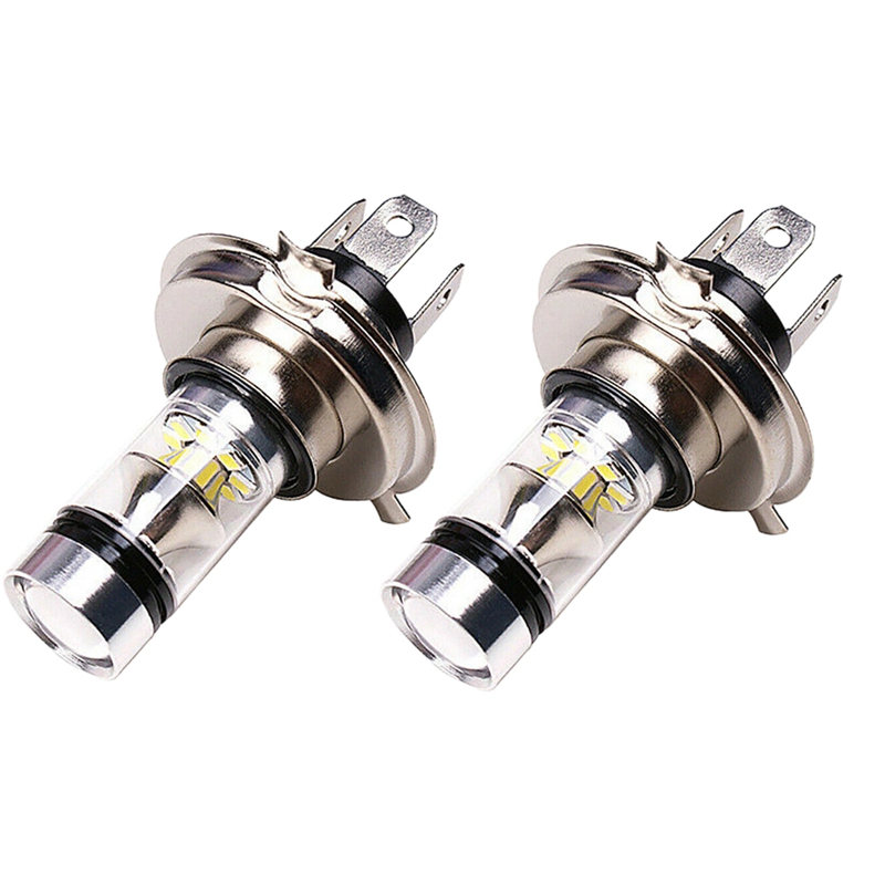 2Stck 100W H4 H7 H1 H11 H3 H8 LED Auto Tagfahrlicht Fahren Nebel Licht Lampe 6000K Auto Fahren Scheinwerfer Hohe Abblendlicht Birne
