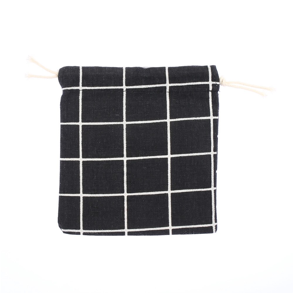 1PC Portable Drawstring Bags Cotton Handbag Storage Bags Travel Makeup Clothing Shoes Pouch Clothes Storage Travel Accessories: 05 / L(25x32cm)