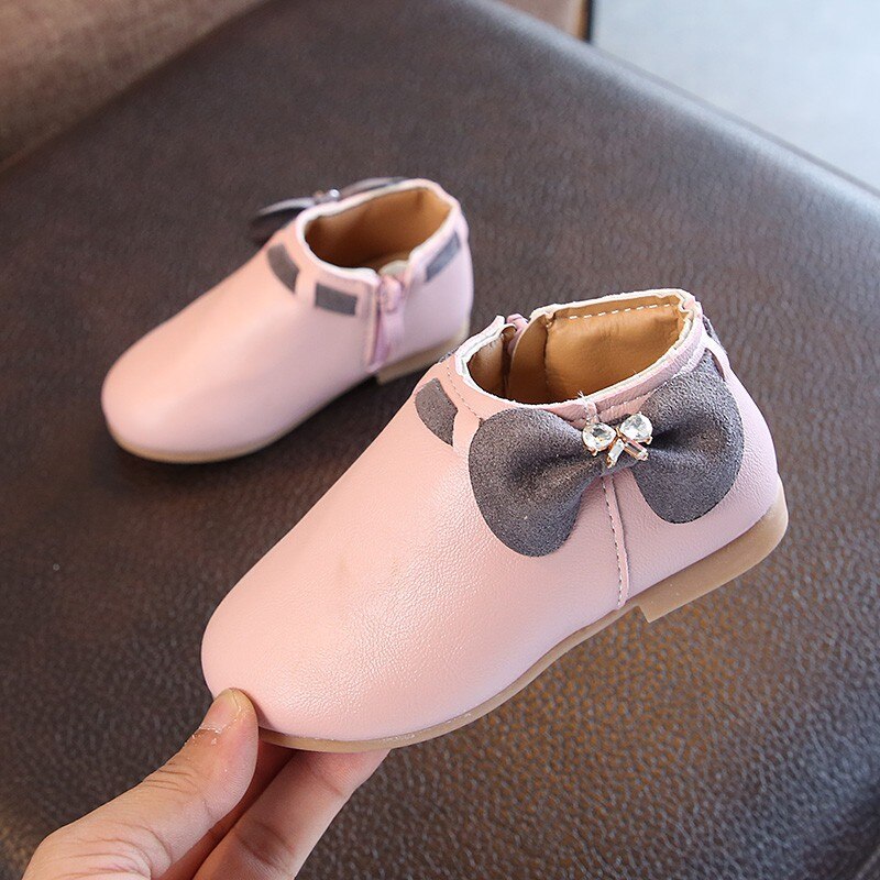 Bobora Children's Shoes Autumn And Winter Girls Boots Children's Cotton Shoes