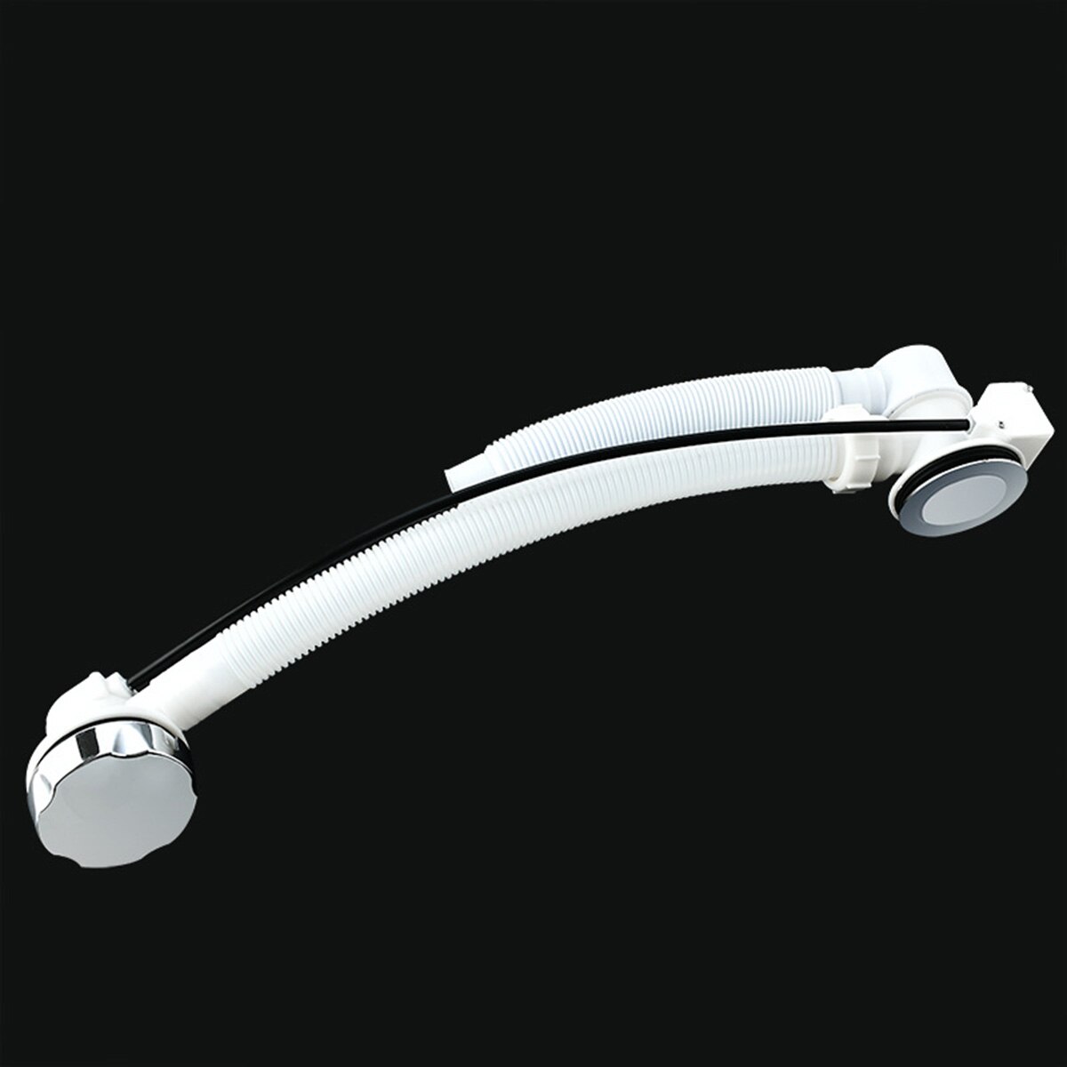 Plastic Bath Waste With Overflow Bathroom Popup Sink Strainer Bathtub Shower Basin Kit Round Chrome Floor Finished Drainer