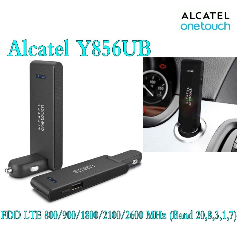 unlocked alcatel one touch Y856 y856ub 4g car wifi router 4g cpe dongle 4g mifi router Pocket wifi
