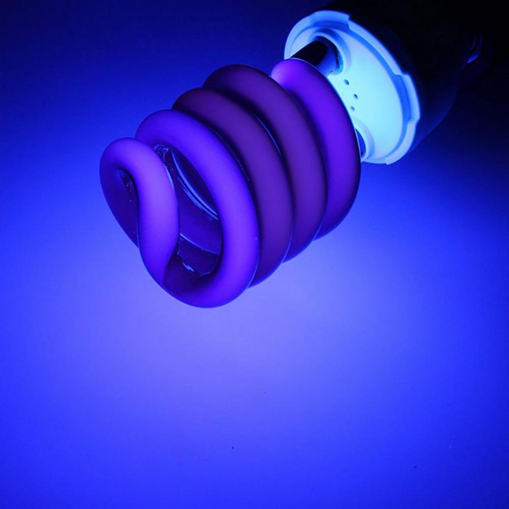 AC 220V E27 UV Ultraviolet Lamp BLB Black Light Blue Bulbs 15W-40W CFL Fluorescent Detection UV Lure Lamp Violet Decor Lights