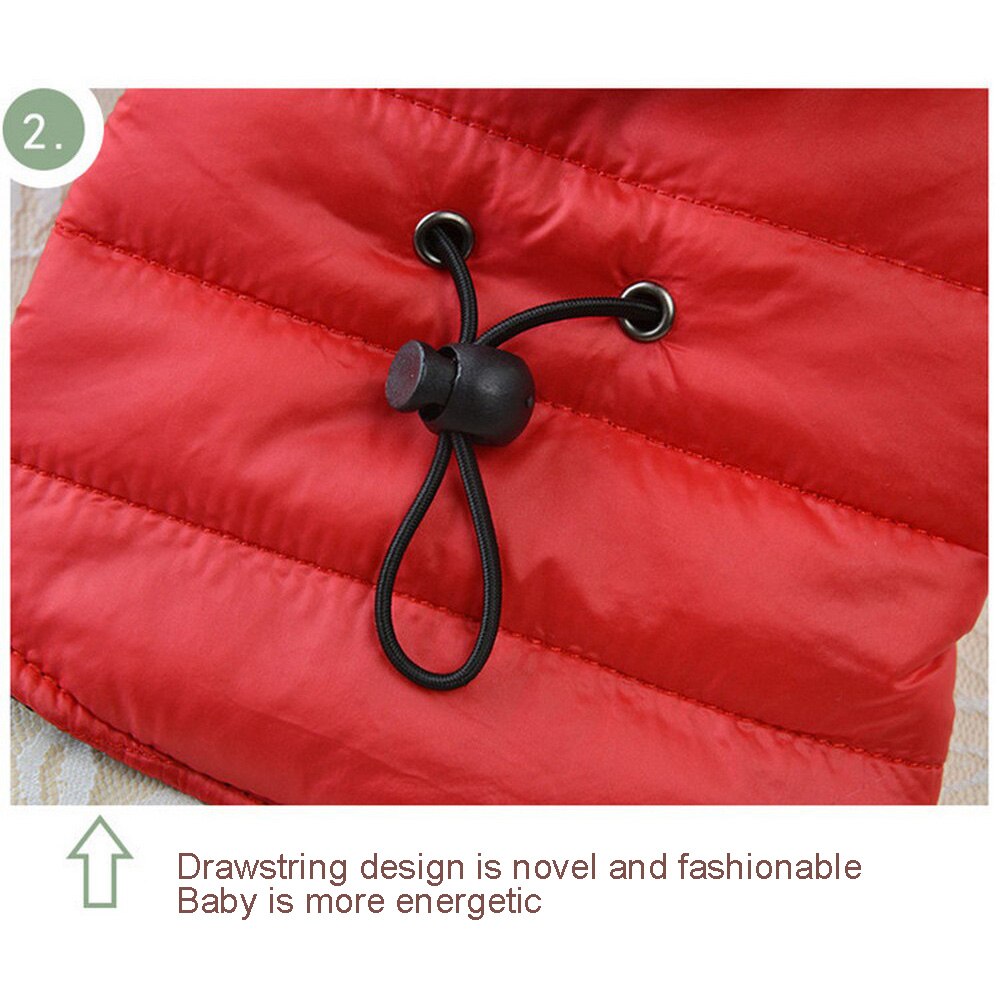 Clothing for Dogs Cats Winter Overalls Dogs Down Jacket Pets Cloth Puppies Slim Vest Costumes Waterproof Warm Dog Clothes Cute