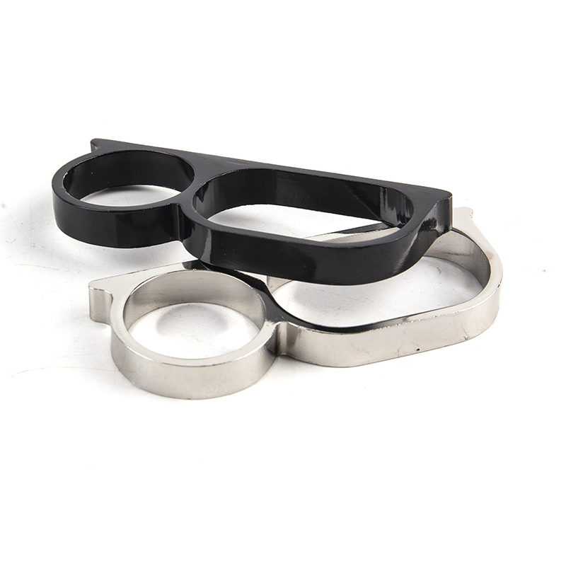 1PCS Persönlichkeit Übertreibung Doppel Knuckle Ring Für Männer Zwei Finger Punk Ring