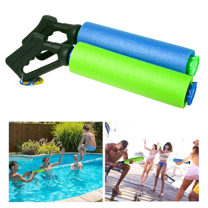 4PC 5-gat spons pompen kind volwassen speelgoed waterpistool, zomer strand zwembad zee spelen water speelgoed grote waterpistool