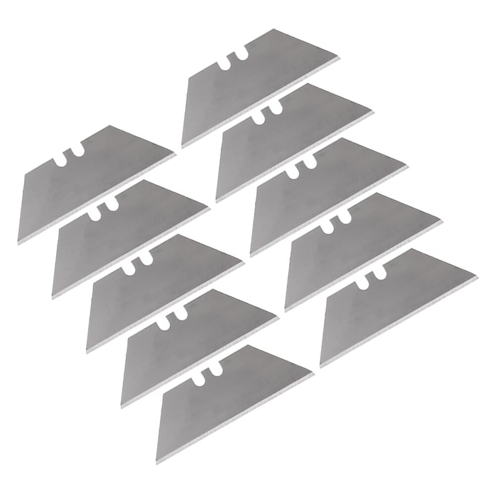 10Pcs/Set Trapezoidal Blade Special Knife Blades Steel Material Utility Knife Trapezoid Blades Replacement DIY Art Craft Cutter
