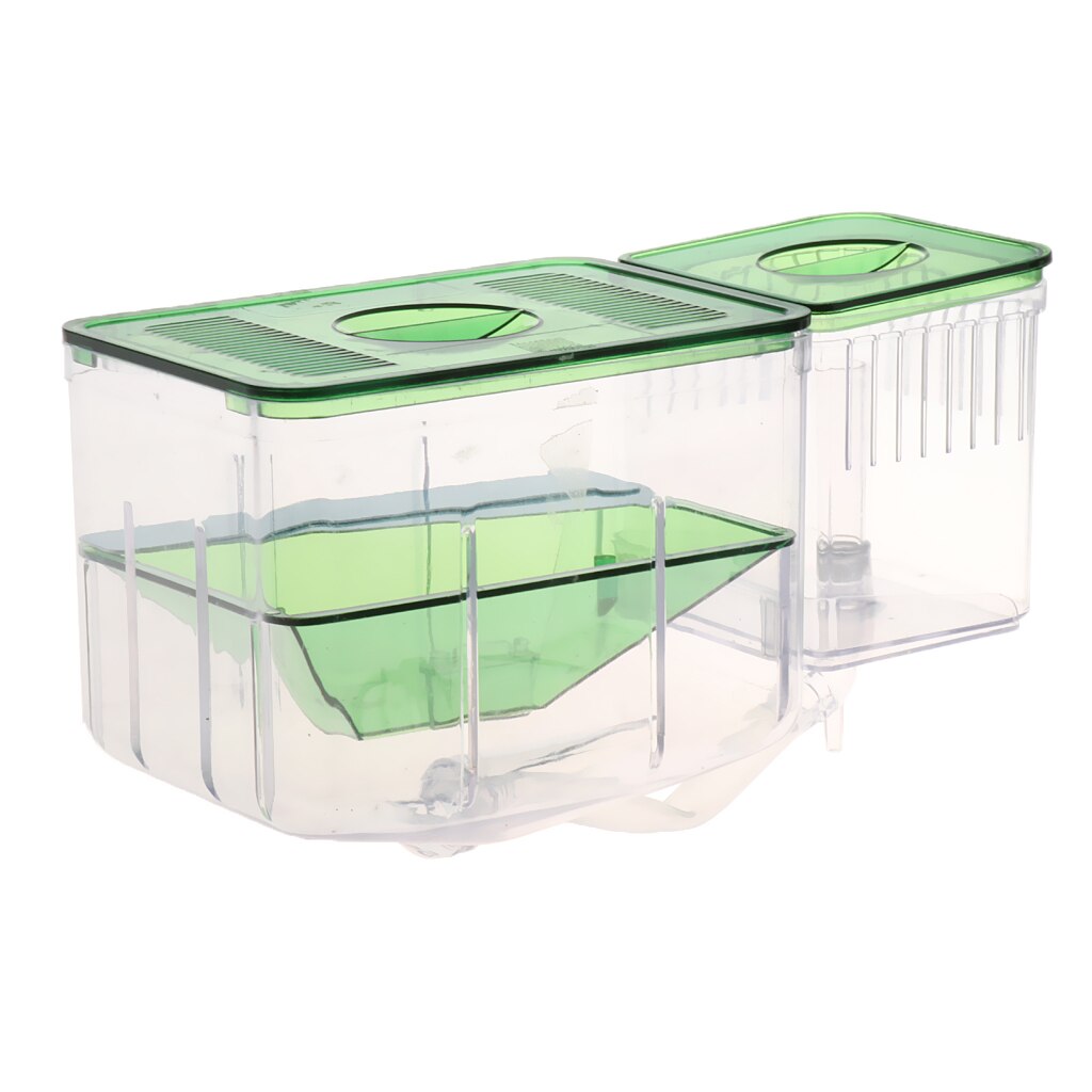 Clear Fish Breeding Box Aquarium Breeder Box Auto Circulating Hatching