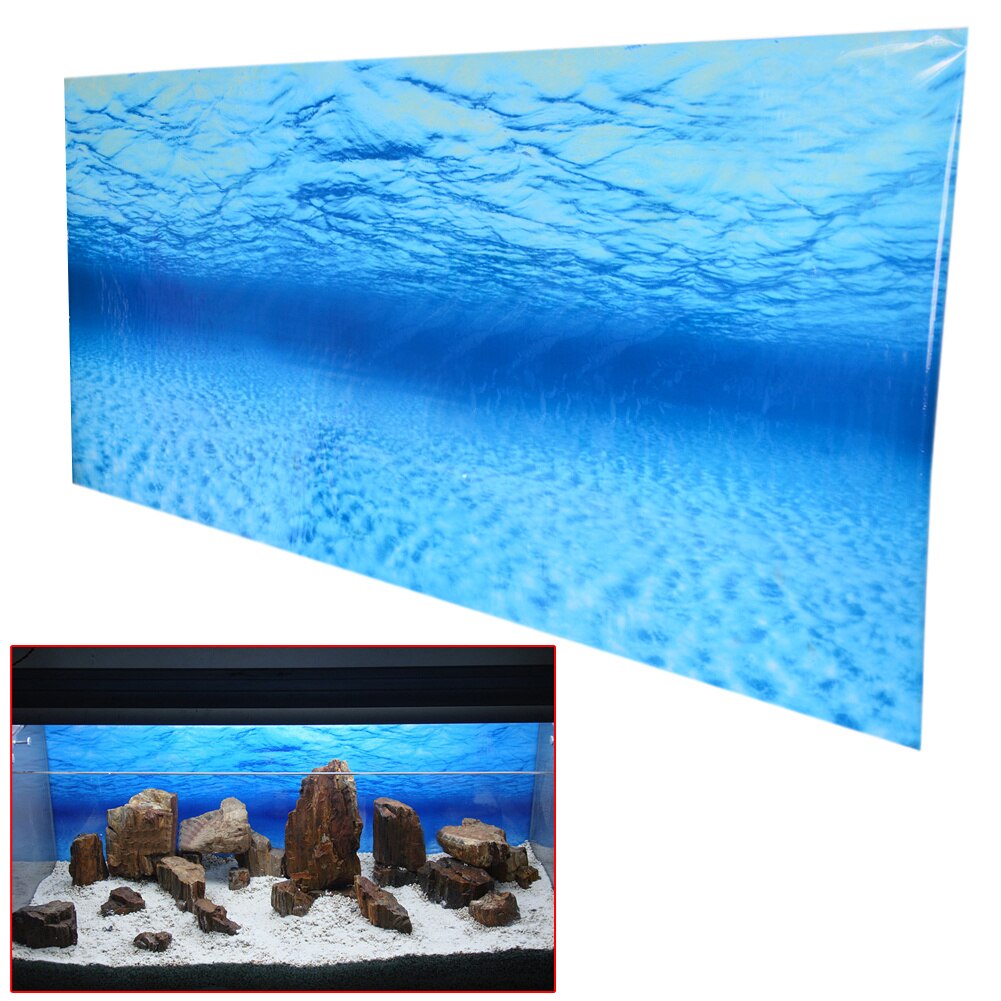 Aquarium-Hintergrund Aufkleber Aus PVC – Realistische Unterwasser-Deko In Verschiedenen Größen