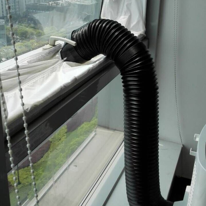 Universel luftlås vinduesforsegling kludplade 4 m airs stop conditioner udløb vinduesforseglingssæt til klimaanlæg