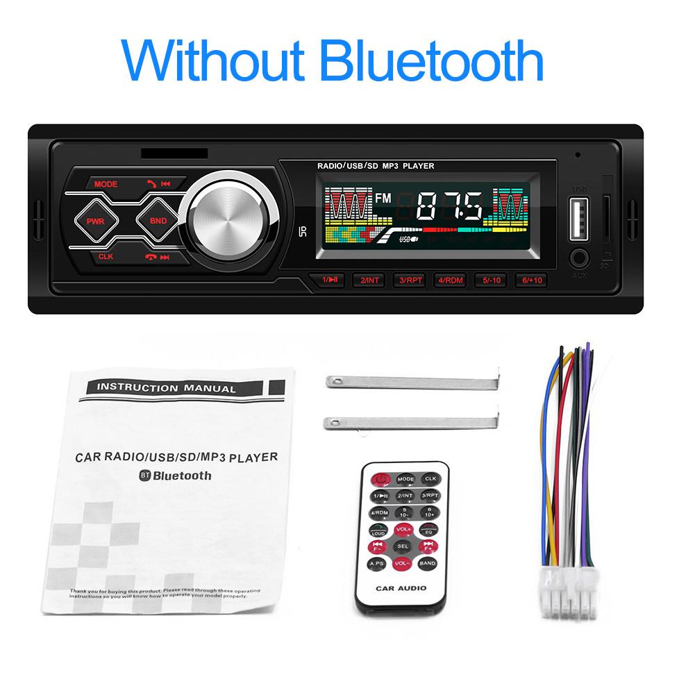 Universal 1 DIN Car Stereo Audio Bluetooth FM Aux ... – Grandado
