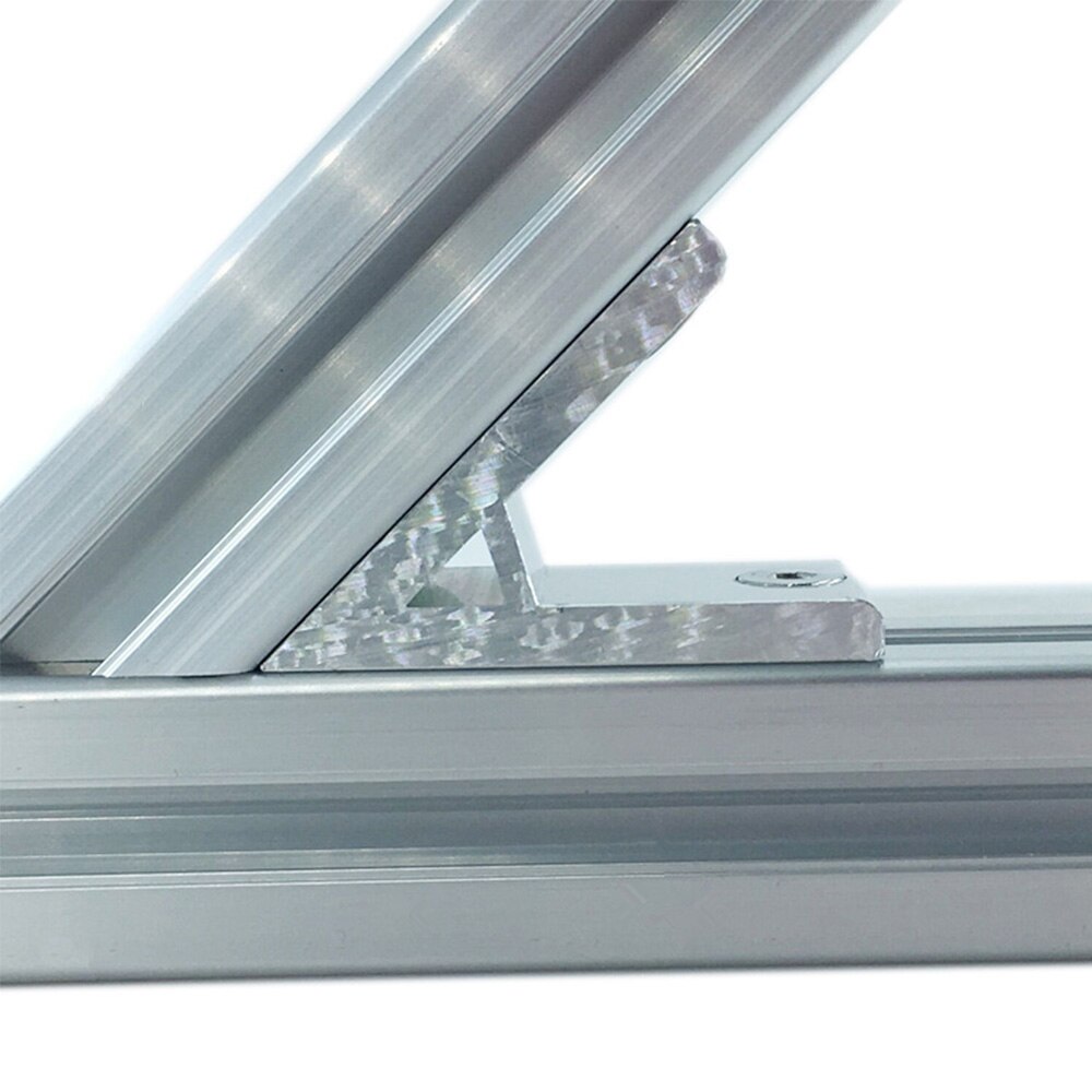 1PC 45 Degree Profile Bracket Industrial High Intensity Corner for 6060 8080 100100 Aluminum Profile