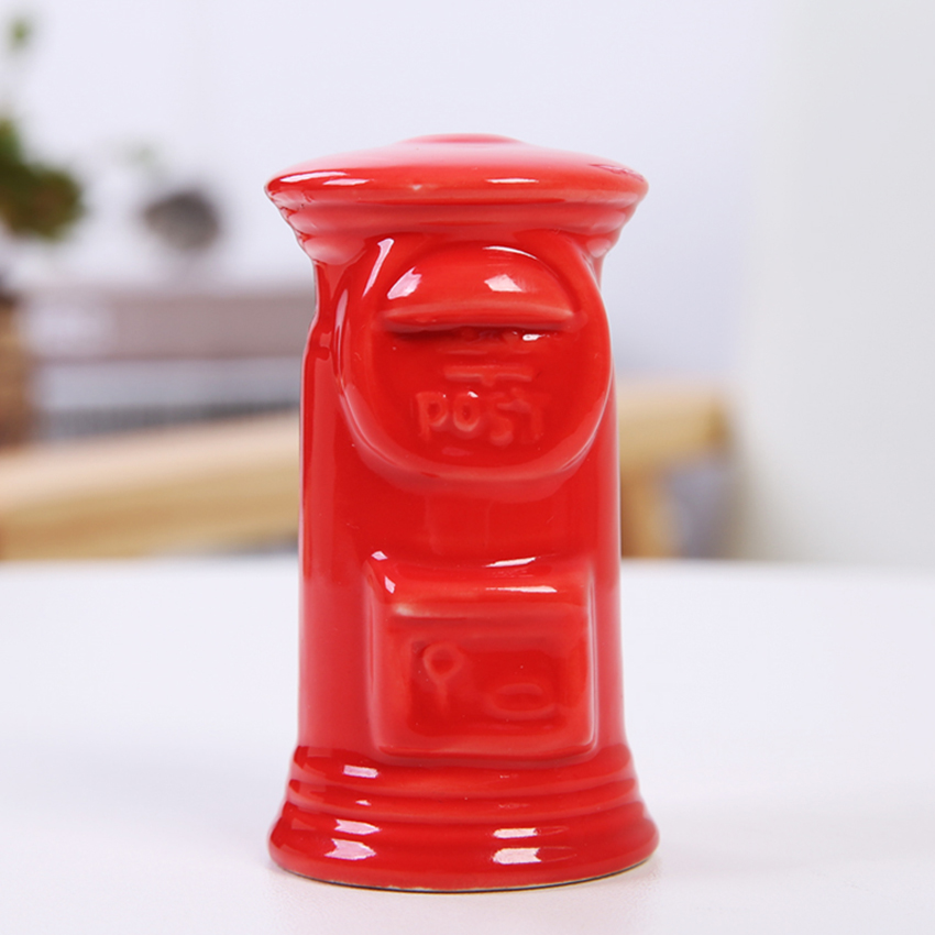 Personality Fire Hydrant Ceramic Simple Toothpick Box Living Room Home Desktop Cute Toothpick Holder Hotel Decoration: B