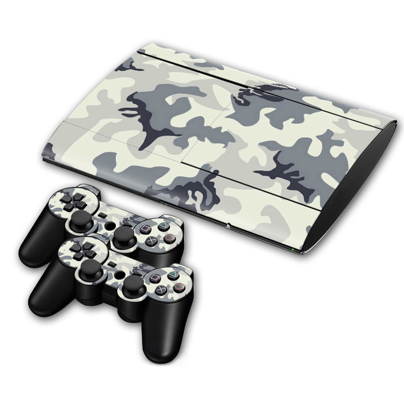 Pegatina de vinilo para ps3 super pegatina de recubrimiento delgada para consola ps3 superfino: TN-PS3S4000-05003