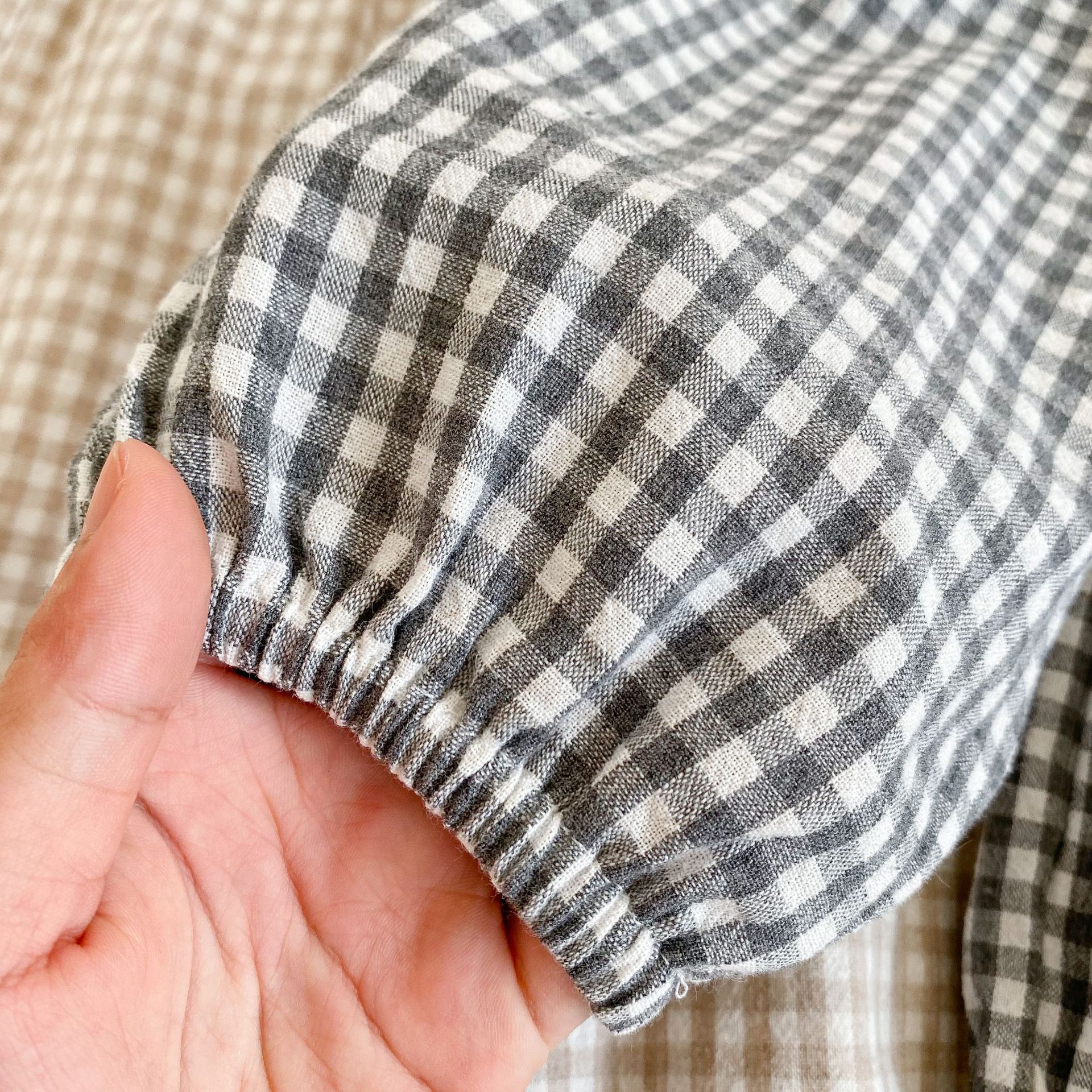 2022 primavera verão novo bebê solto calças xadrez algodão infantil menino calças casuais moda meninas harem calças da criança roupas de bebê