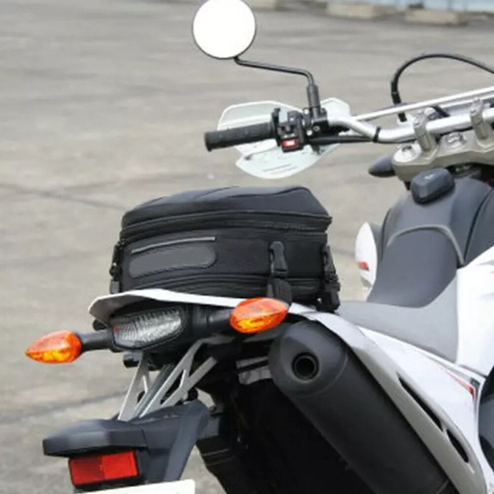 Multifunktionel universal bærbar sportsholdbar rytter med stor kapacitet bagsæde motorcykel hale taske vandtæt betræk
