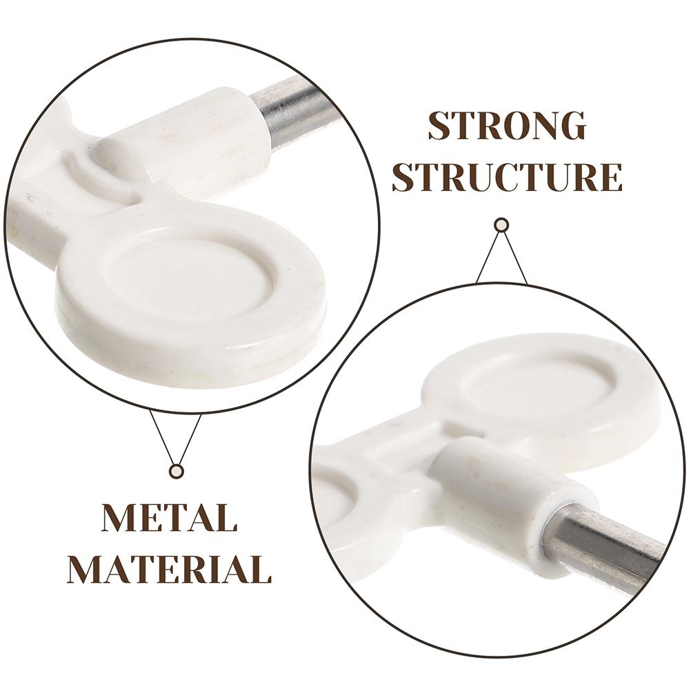 Music Box Accessories 4 Pcs Clockwork Mechanism Spiral Winding Key Musical Box Movement DIY Repair Parts Knob H