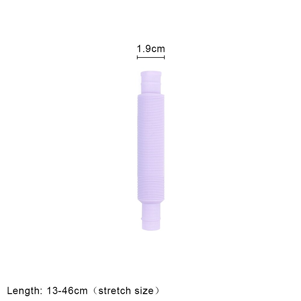 Mini Pop Buizen Fidget Zintuiglijke Speelgoed Antistress Plastic Balg Grappige Stress Angst Relief Voor Kinderen Volwassenen Squeeze Speelgoed: Macaron Purple-S