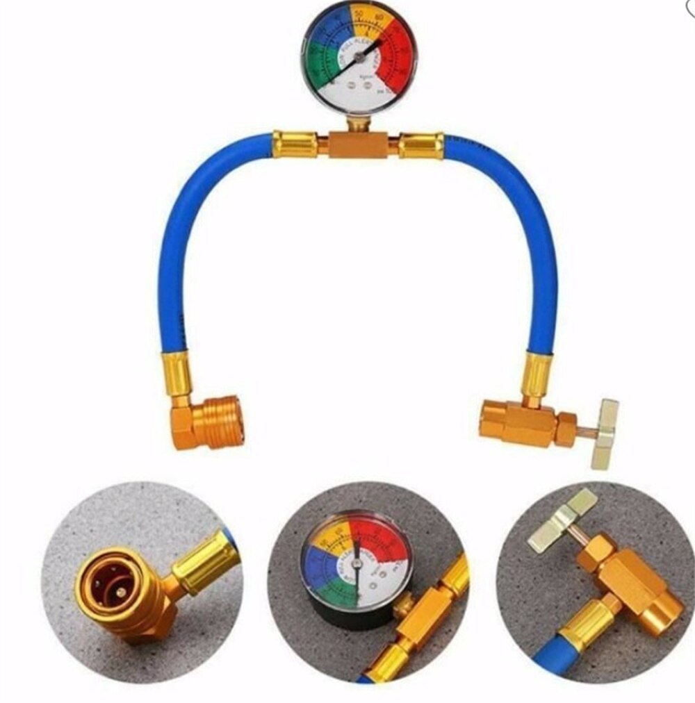 Automotive Air Conditioning Refill r134a Refrigerant Gas Filling Refrigeration Tool r134a Adapter r134a Charging Kit