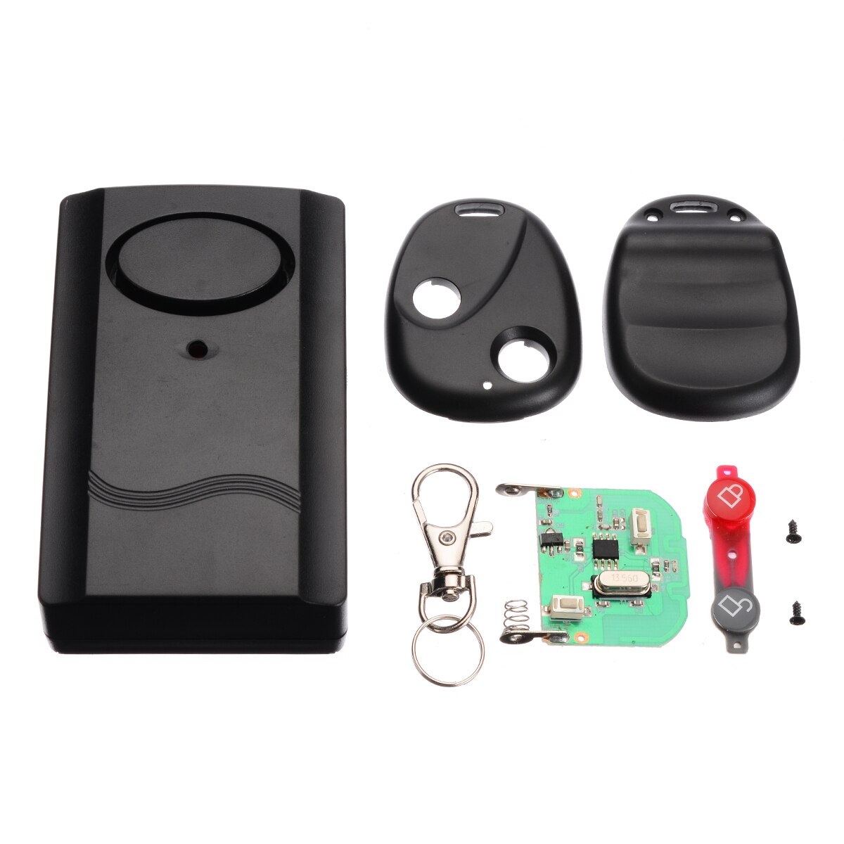 Mayitr 1Pc 120db 9V Motorfiets Moto Scooter Security Alarm Anti Diefstal Met Afstandsbediening Multipurpose Voor Veiligheid Dozen Indoor outdoor