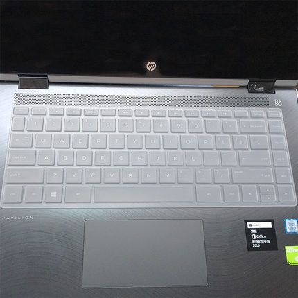 Housse de protection de clavier en Silicone pour ordinateur portable HP Pavilion x360, avec écran tactile 2 en 1, 14 pouces, 14M-BA011DX 14M-BA013DX 360: Crystal