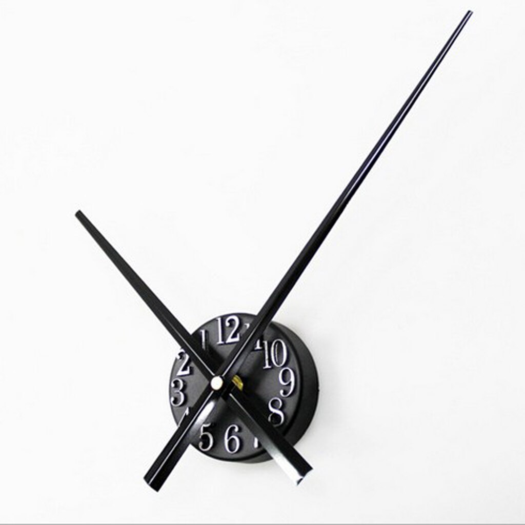 Backwards Frameless Wall Clock 3D Reverse Numbers Large Wall Watch