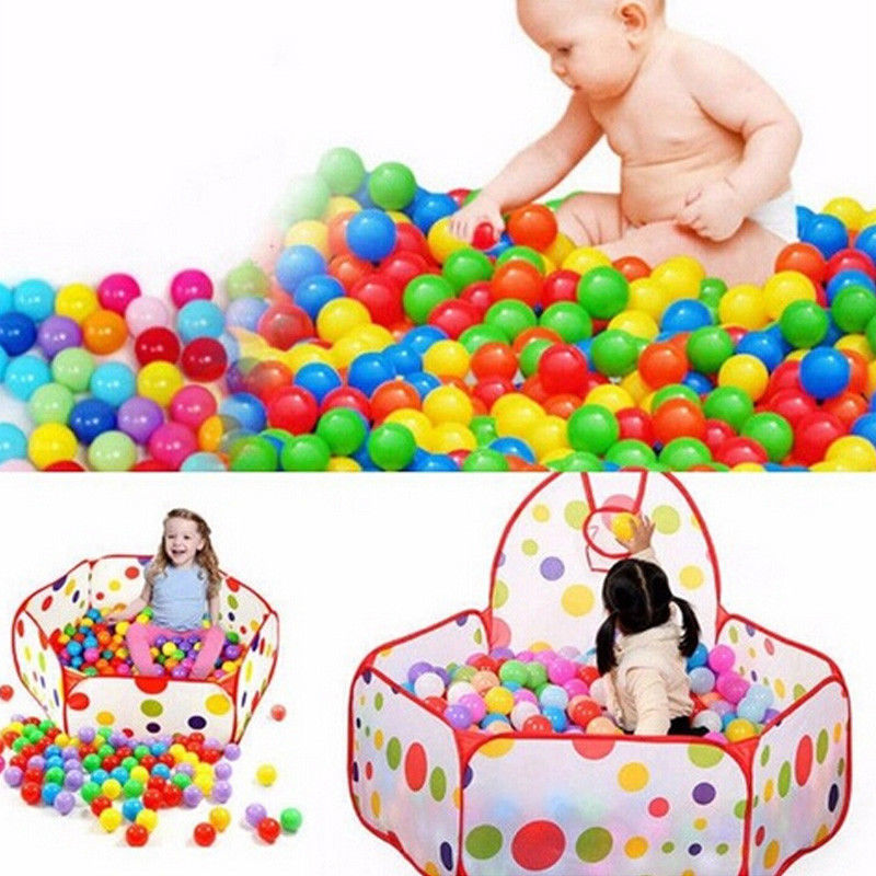 Neue 20-100 PCS Kunststoff Bunte Ball Fun Ball Weichem Ozean Ball Kind Spielzeug Swim Pit Spielzeug