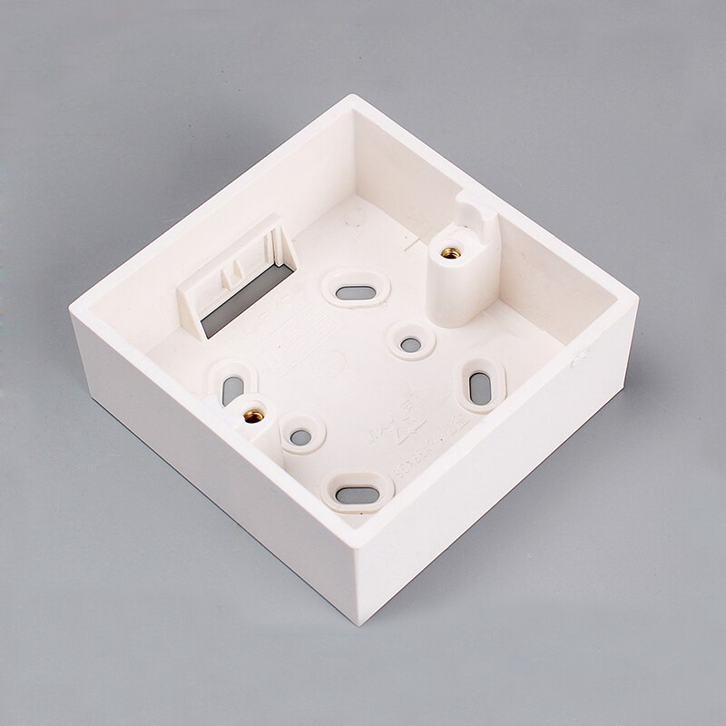 Wall Surface Mounted Bottom Box 86 Type Socket Switch Bottom Junction Base PVC Wall Mount Switch Box