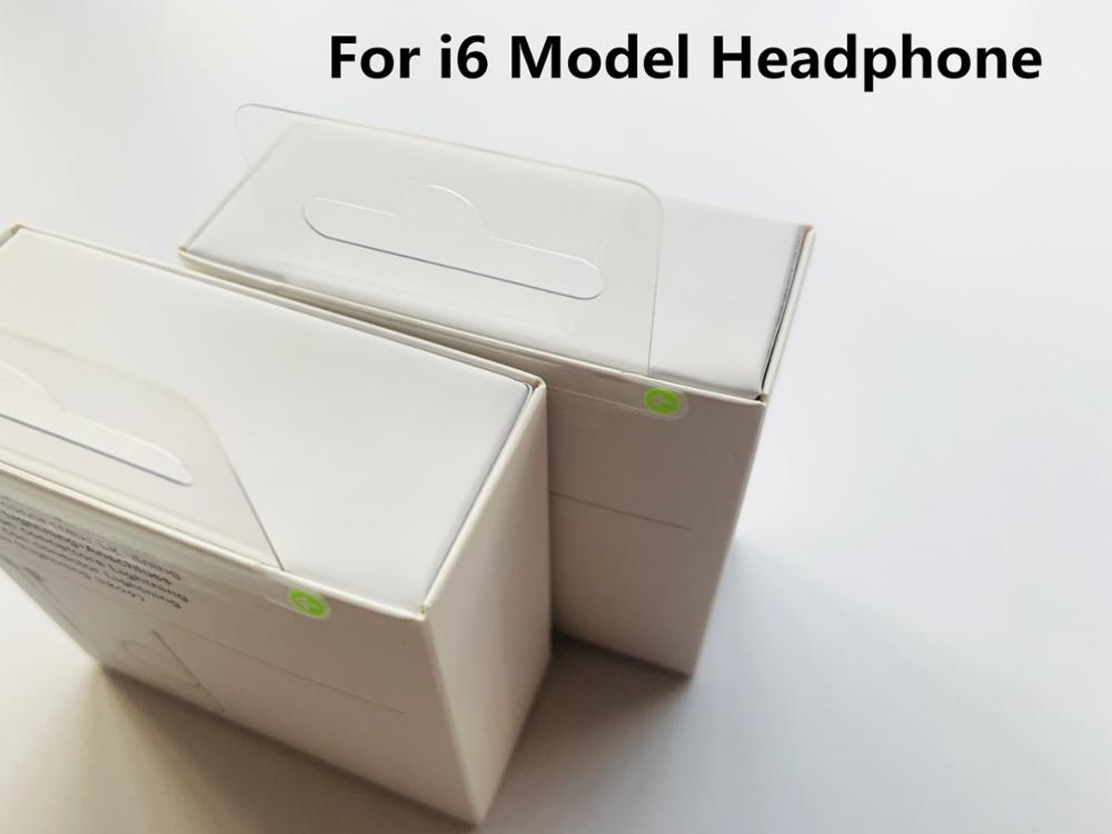 10 teile/los 3,5mm in-Ohr Kopfhörer Headset Mit Fernbedienung Linie Mic für iphone 5 5s 6 6S Plus Kopfhörer Mit Neue Papier