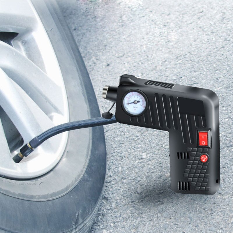 Djsona 3M Draagbare Elektrische Luchtcompressor Pomp Kleine Tire Inflator 12V 100 Psi Bandenspanning Monitor Voor Auto motor Fiets Auto